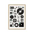 Picture of Retro Data _GroupedProduct_Rectangle_Portrait_Framed_Matted_