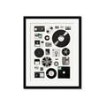Picture of Retro Data _GroupedProduct_Rectangle_Portrait_Framed_Matted_