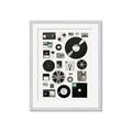 Picture of Retro Data _GroupedProduct_Rectangle_Portrait_Framed_Matted_
