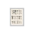 Picture of Vintage Style USB Keys _GroupedProduct_Rectangle_Portrait_Framed_Matted_