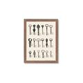 Picture of Vintage Style USB Keys _GroupedProduct_Rectangle_Portrait_Framed_Matted_