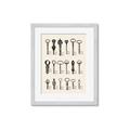 Picture of Vintage Style USB Keys _GroupedProduct_Rectangle_Portrait_Framed_Matted_