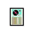 Picture of Vinyl Stack _GroupedProduct_Rectangle_Portrait_Framed_Matted_