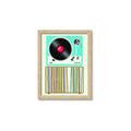 Picture of Vinyl Stack _GroupedProduct_Rectangle_Portrait_Framed_Matted_