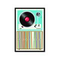 Picture of Vinyl Stack _GroupedProduct_Rectangle_Portrait_Framed_Matted_
