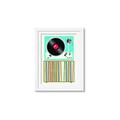 Picture of Vinyl Stack _GroupedProduct_Rectangle_Portrait_Framed_Matted_