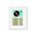 Picture of Vinyl Stack _GroupedProduct_Rectangle_Portrait_Framed_Matted_