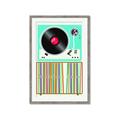 Picture of Vinyl Stack _GroupedProduct_Rectangle_Portrait_Framed_Matted_