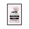 Picture of Stack of Fashion Books  _GroupedProduct_Rectangle_Portrait_Framed_Matted_
