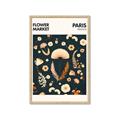 Picture of Flower Market Paris Poster _GroupedProduct_Rectangle_Portrait_Framed_Matted_