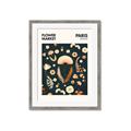 Picture of Flower Market Paris Poster _GroupedProduct_Rectangle_Portrait_Framed_Matted_