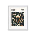 Picture of Flower Market Paris Poster _GroupedProduct_Rectangle_Portrait_Framed_Matted_