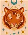 Picture of The third eye tiger _GroupedProduct_Rectangle_Portrait_Unframed_Print_Only_