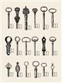 Picture of Vintage Style USB Keys _GroupedProduct_Rectangle_Portrait_Unframed_Print_Only_