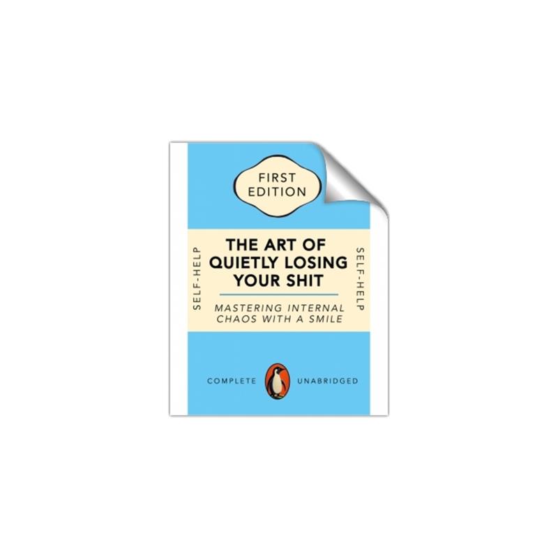 Picture of The Art of Shit Losing Typography Poster _GroupedProduct_Rectangle_Portrait_Unframed_Print_Only_