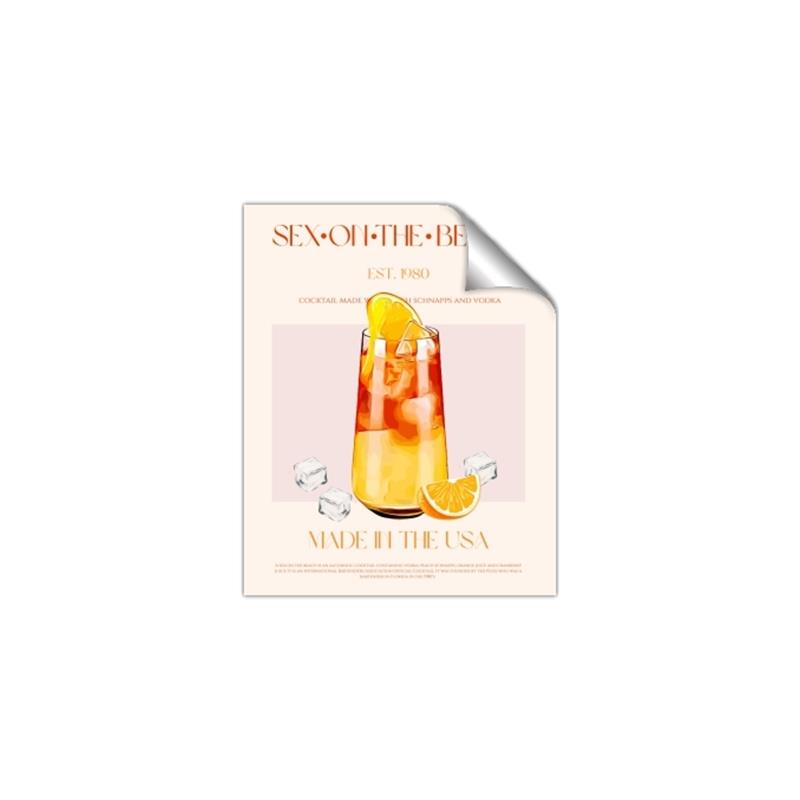 Picture of Sex on the Beach Drink _GroupedProduct_Rectangle_Portrait_Unframed_Print_Only_