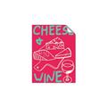 Picture of Cheese and Wine Typography Poster _GroupedProduct_Rectangle_Portrait_Unframed_Print_Only_