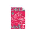 Picture of Cheese and Wine Typography Poster _GroupedProduct_Rectangle_Portrait_Unframed_Print_Only_