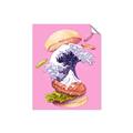 Picture of kanagawa burger _GroupedProduct_Rectangle_Portrait_Unframed_Print_Only_