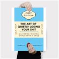 Picture of The Art of Shit Losing Typography Poster _GroupedProduct_Rectangle_Portrait_Canvas_