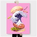 Picture of kanagawa burger _GroupedProduct_Rectangle_Portrait_Canvas_