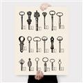 Picture of Vintage Style USB Keys _GroupedProduct_Rectangle_Portrait_Canvas_