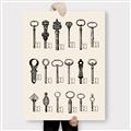 Picture of Vintage Style USB Keys _GroupedProduct_Rectangle_Portrait_Canvas_
