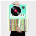Picture of Vinyl Stack _GroupedProduct_Rectangle_Portrait_Canvas_