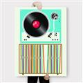 Picture of Vinyl Stack _GroupedProduct_Rectangle_Portrait_Canvas_