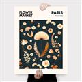 Picture of Flower Market Paris Poster _GroupedProduct_Rectangle_Portrait_Canvas_