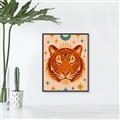 Picture of The third eye tiger _GroupedProduct_Rectangle_Portrait_Canvas_Framed_