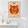 Picture of The third eye tiger _GroupedProduct_Rectangle_Portrait_Canvas_Framed_