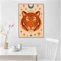 Picture of The third eye tiger _GroupedProduct_Rectangle_Portrait_Canvas_Framed_