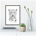 Picture of Lovely leopard _GroupedProduct_Rectangle_Portrait_Canvas_Framed_