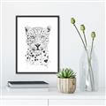 Picture of Lovely leopard _GroupedProduct_Rectangle_Portrait_Canvas_Framed_