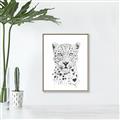 Picture of Lovely leopard _GroupedProduct_Rectangle_Portrait_Canvas_Framed_