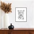 Picture of Lovely leopard _GroupedProduct_Rectangle_Portrait_Canvas_Framed_