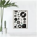 Picture of Retro Data _GroupedProduct_Rectangle_Portrait_Canvas_Framed_