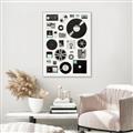 Picture of Retro Data _GroupedProduct_Rectangle_Portrait_Canvas_Framed_
