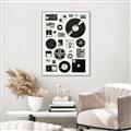 Picture of Retro Data _GroupedProduct_Rectangle_Portrait_Canvas_Framed_