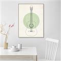 Picture of Guitar _GroupedProduct_Rectangle_Portrait_Canvas_Framed_