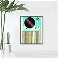 Picture of Vinyl Stack _GroupedProduct_Rectangle_Portrait_Canvas_Framed_