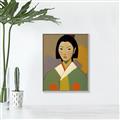 Picture of Serene Elegance _GroupedProduct_Rectangle_Portrait_Canvas_Framed_