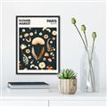 Picture of Flower Market Paris Poster _GroupedProduct_Rectangle_Portrait_Canvas_Framed_