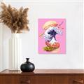 Picture of kanagawa burger _GroupedProduct_Rectangle_Portrait_Unframed_Print_Only_