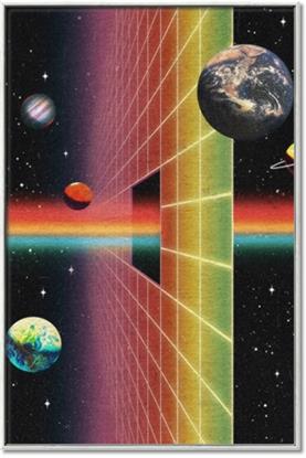 Picture of Space Rainbow Poster 