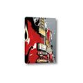 Picture of Retro Red guitar Poster _GroupedProduct_Rectangle_Portrait_Canvas_