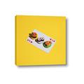 Picture of Sushi Selection on a Playing Card _GroupedProduct_Square_Canvas_