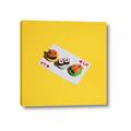 Picture of Sushi Selection on a Playing Card _GroupedProduct_Square_Canvas_
