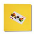 Picture of Sushi Selection on a Playing Card _GroupedProduct_Square_Canvas_